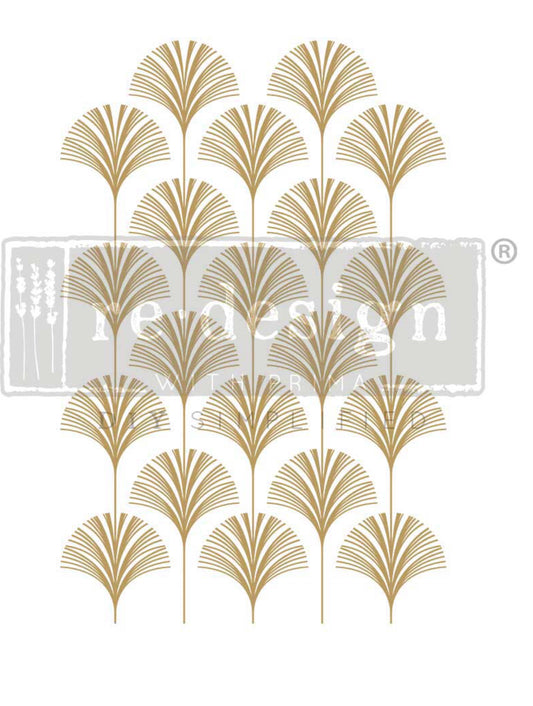 DECOR TRANSFERS® 24×35 – INTERLINKED FANS – TOTAL SHEET SIZE 24″X35″, CUT INTO 3 SHEETS